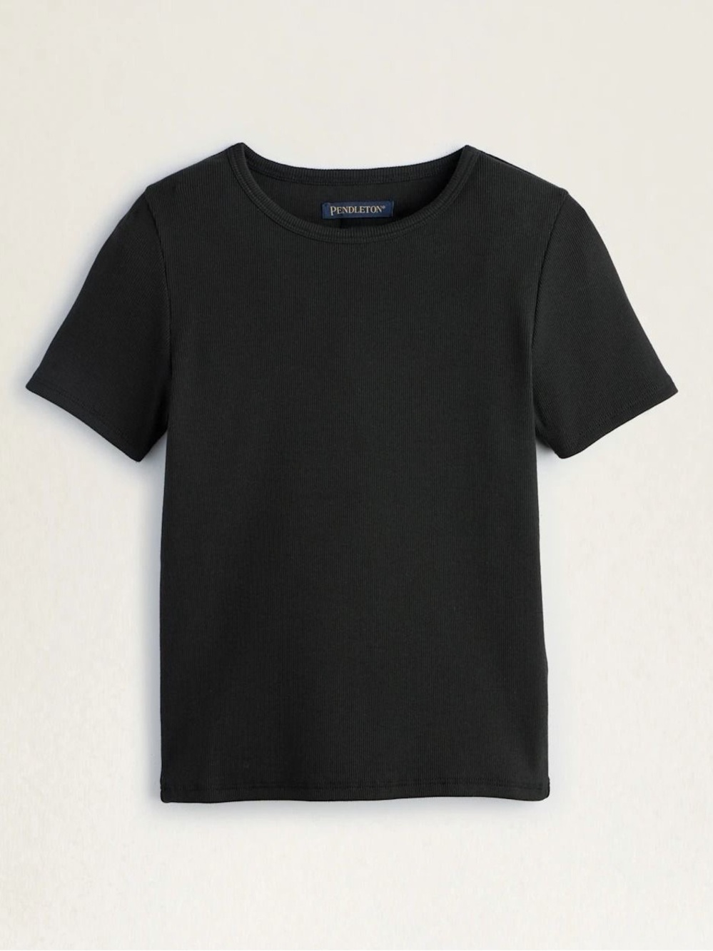 Pendleton Women's Ribbed Pima Crop Tee size XL